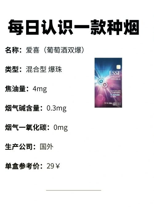探秘爆珠香烟爱喜价格之谜，品质与价格的完美结合